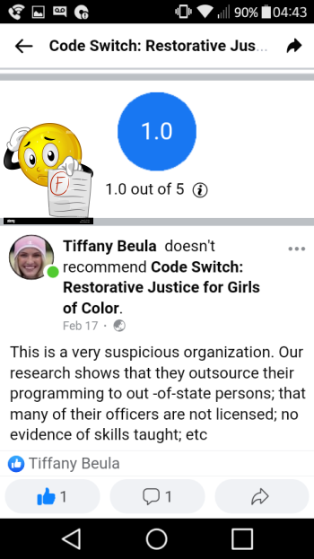 CodeSwitch Las Vegas FaceBook Review