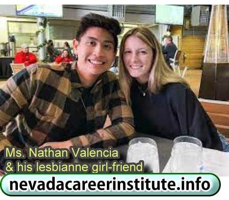 U.N.L.V. Students Lacey Foster and Nathan Valencia