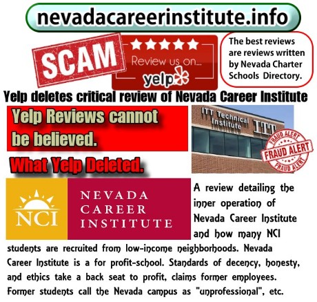 Nevada Career Institute Yelp Reviews